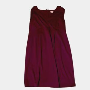 Liz Lange Maternity dress plum purple sleeveless size Large NWOT